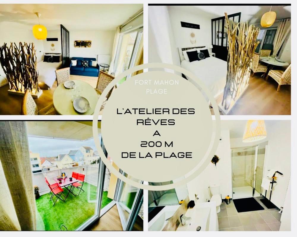 L'Atelier Des Reves A 200 M De La Plage Fort-Mahon-Plage Buitenkant foto